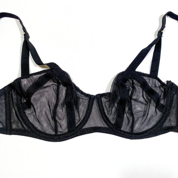 Black Cut Out Bra - Picture 1 of 3